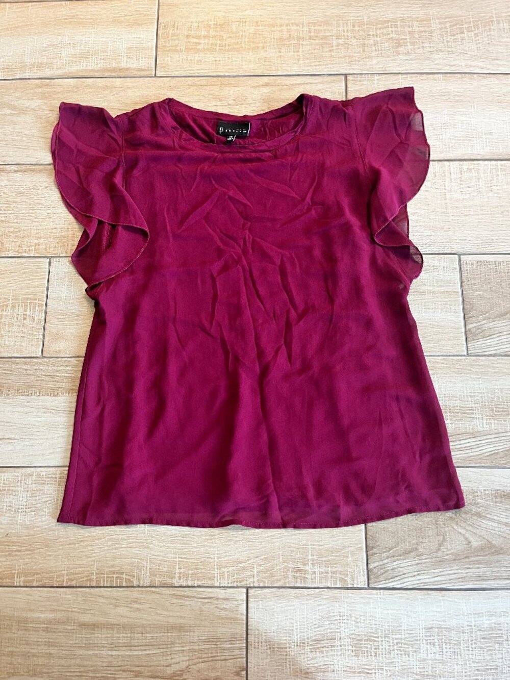 Womens Collection by Bobeau Deep Red Blouse - XS